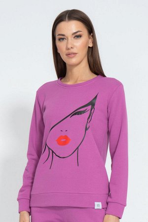 Костюм Костюм Kivviwear 4048405125 лавандовый 
Состав: ПЭ-15%; Хлопок-85%;
Сезон: Лето
Рост: 170

Костюм. Классический свитшот с нанесенной апликацией либо цифровой печатью. Брюки средней посадки зау
