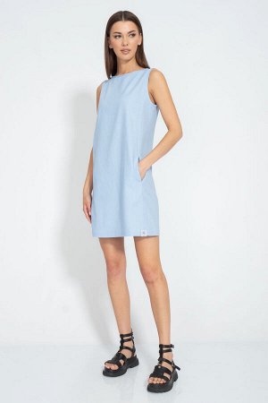 Платье Kivviwear 302807 голубой