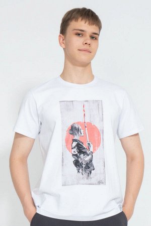 Футболка Футболка Kivviwear 101033 белый 
Состав: Хлопок-92%; Эластан-8%;
Сезон: Лето
Рост: 176

Джемпер мужской классического кроя. Принт методом термопереноса, цифровая печать. Ткань кулирная гладь