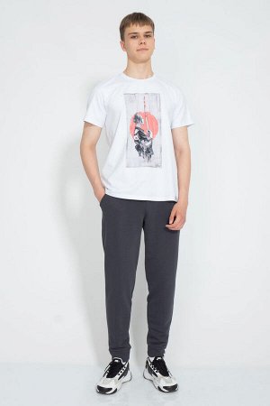 Футболка Футболка Kivviwear 101033 белый 
Состав: Хлопок-92%; Эластан-8%;
Сезон: Лето
Рост: 176

Джемпер мужской классического кроя. Принт методом термопереноса, цифровая печать. Ткань кулирная гладь