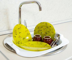 Мойка-сушилка на раковину (дуршлаг) (460х370х108мм)