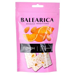 туррон BALEARICA Миндаль с апельсиновыми цукатами 50 г