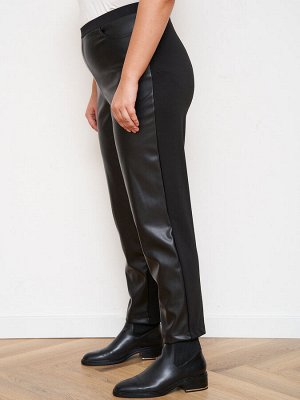 Брюки из экокожи BB00534BLK01