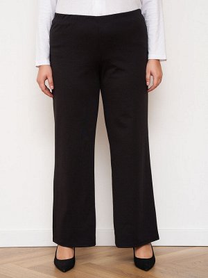 Брюки из плотного трикотажа BB02006BLK00
