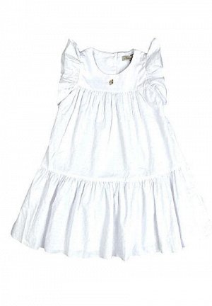 Платье для девочки  белое лого