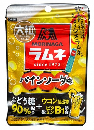 Конфеты  драже Ramune Large Grain со вкусом ананаса, Morinaga, 36г., 1/10/120