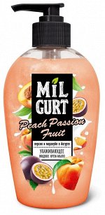 MILGURT Крем-мыло жидкое 280 г персик и маракуйя в йогурте