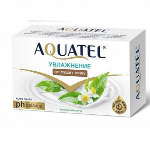Весна "Aquatel" Крем-мыло твердое зеленый чай матча, 90 гр