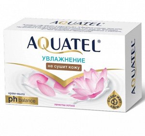 Весна "Aquatel" Крем-мыло твердое лепестки лотоса, 90 гр