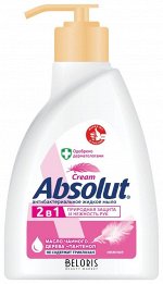 ABSOLUT 2в1 Антибактериальное жидкое мыло  нежное, 500г