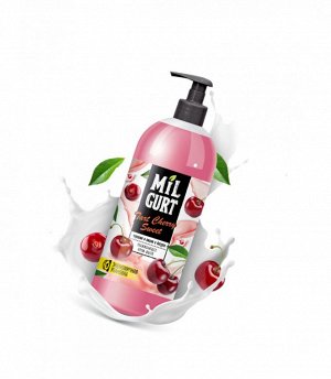 MILGURT Крем-мыло жидкое 860 г Вишня и черешня в йогруте