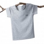Детская футболка с короткими рукавами, цвет серый