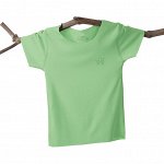 Детская футболка с короткими рукавами, цвет зелёный