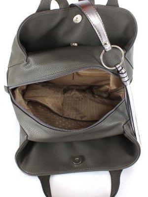Рюкзак жен искусственная кожа ADEL-280,  3отдел,  формат А 4,  серый флотер  254279