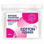 Cotton Flower Ватные палочки 200 шт ПЭ