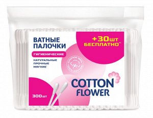 Cotton Flower Ватные палочки 300 шт ПЭ