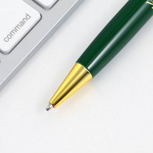 Ручка в подарочном футляре «Дорогой учитель», металл, синяя паста, пишущий узел 1.0 мм