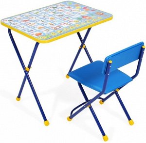 5351/КП2/9 Комплект детской мебели с азбукой (стол+стул с мягкой обивк.