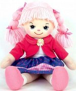 30-ВАС6891 Кукла Земляничка с двумя косичками,30 см