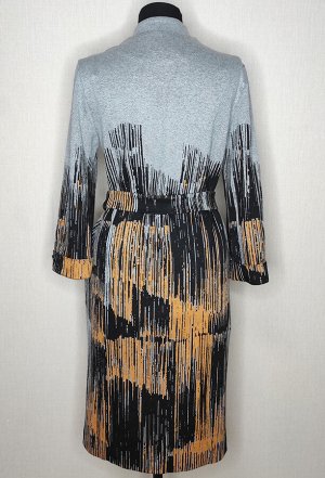 Платье Bazalini 4770 серо-черный