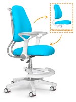 Детское ортопедическое кресло ErgoKids Y-507 голубой