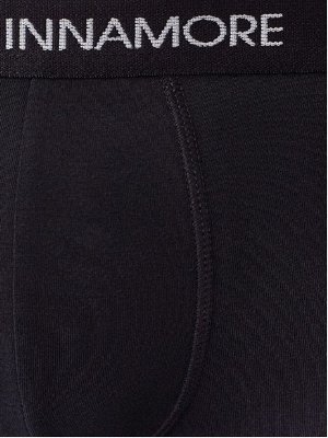 Трусы шорты облегающего кроя с широкой эластичной резинкой по поясу с надписью "Innamore" и анатомическим кроем гульфика.