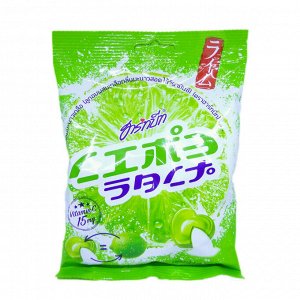 Конфета карамельная соленая Hartbeat Salt Lime Candy лайм и витамин С, м/у 120г,