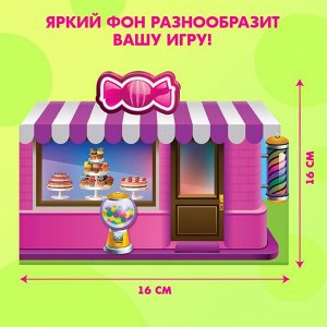 Happy Valley Магнитная игра «Сладкая штучка» с куклой, фоном и наклейками