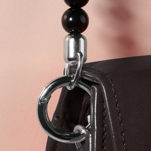 Ручка для сумки, 34 x 1,5 см, цвет чёрный