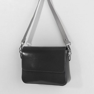 Ручка для сумки, с карабинами, 60 ± 1 см x 2 см, цвет серый