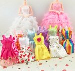 Платье для куклы 29 см (БЕЗ куклы) Цвет: В АССОРТИМЕНТЕ Цена за 1 шт