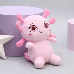 Мягкая игрушка «Аксолотль», цвет розовый, 19 см