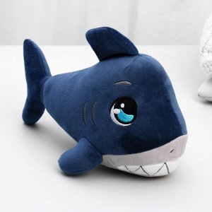Мягкая игрушка «Акула», цвет синий