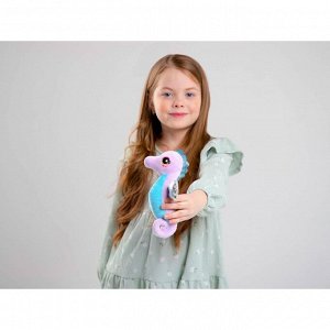 Мягкая игрушка «Морской конёк», цвет фиолетовый