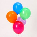 Воздушные шары латексные 12&quot; «Шар с диодом», 5 шт., со светодиодом
