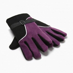 Перчатки мужские двухслойные MINAKU цв. фиолетовый, р-р 26 см