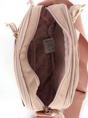 Сумка женская текстиль BoBo-9923-9,  3отд,  плечевой ремень,  розовый 255960