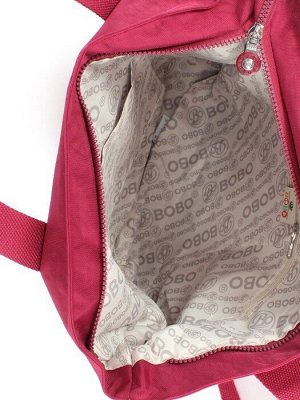 Сумка женская текстиль BoBo-1621,  1отдел,  плечевой ремень,  ягодный 256080