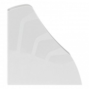 Лоток для бумаг вертикальный СТАММ "Вектор", белый, ширина 80мм