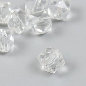 Бусины для творчества пластик «Кристалл квадратный», набор 20 г, 1.6x1.8x1.8 см