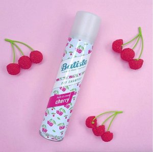 Сухой шампунь для волос Batiste CHERRY Cheeky Cherry 200 мл Вишневый аромат