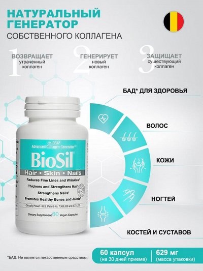 BIOSIL! Революционный генератор собственного коллагена