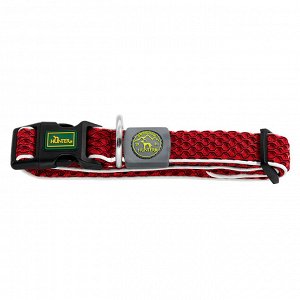 Hunter ошейник для собак Hilo Vario Basic 40-60 см, сетчатый текстиль, красный
