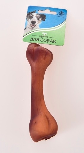 Игрушка для собак"Сахарная косточка", 16 х 4,5 см, коричневый