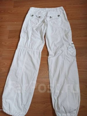 Летние брюки в стиле карго, 100% х/б, р. 40- 42