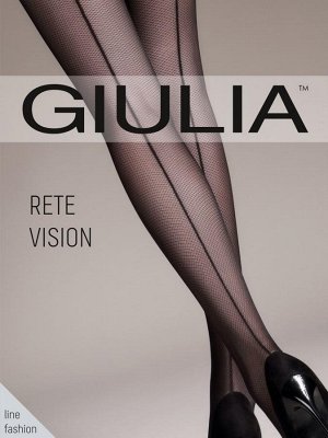 Rete Vision Chic (Gulia) /24/ колготки с эффектом тюля и швом сзади ноги 40 ден