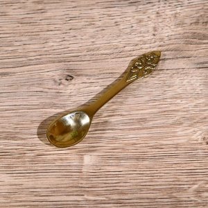 Креманка "Айс" с ложечкой, латунь 9,5 см