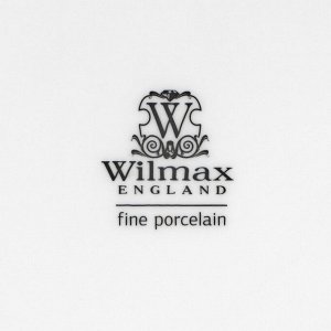 Маслёнка фарфоровая Wilmax, 19x12,5x8,5 см, цвет белый
