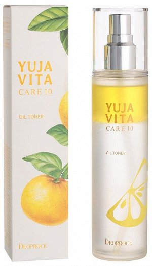 Тонер для лица двухфазный цитрусовый Deoproce Yuja Vita Care 10 Oil Toner, 120 мл