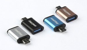Micro-USB to USB-A OTG адаптер Smartbuy (SBR-OTG-K), шт